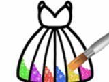 Princess Glitter Coloring – For Kids