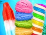 Rainbow Ice Cream And Popsicles – Icy Dessert Make