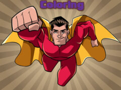 Amazing Superheroes Coloring