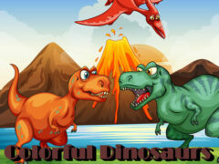 Colorful Dinosaurs Match 3