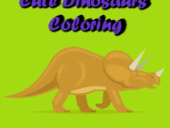 Cute Dinosaurs Coloring