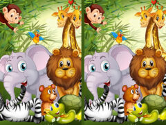 Find Seven Differences Animals
