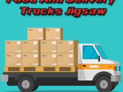 Food And Delivery Trucks Jigsaw