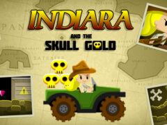 Indiara and the skull gold