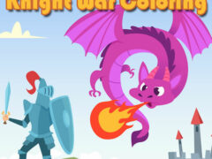 Knight War Coloring