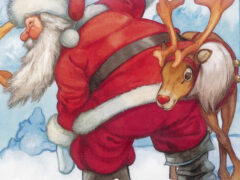 Santa and Red Nosed Reindeer Puzzle