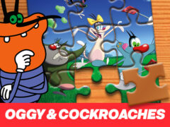 Oggy and the Cockroaches Jigsaw Puzzle