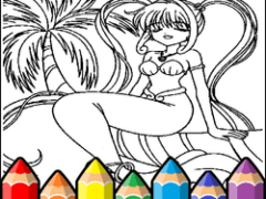 Anime Princess Coloring Pages